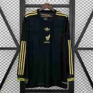 Thailandia Maglietta Calcio Messico Speciale Manica Lunga 2025 2026