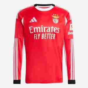 Thailandia Maglietta Calcio Prima Manica Lunga Benfica 2025 2026