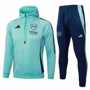 Tuta Con Cappuccio Arsenal 2025 2026 Verde