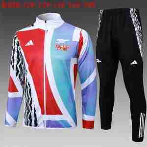 Tute Calcio Bambino Arsenal 2025 2026 Bianco Rosso