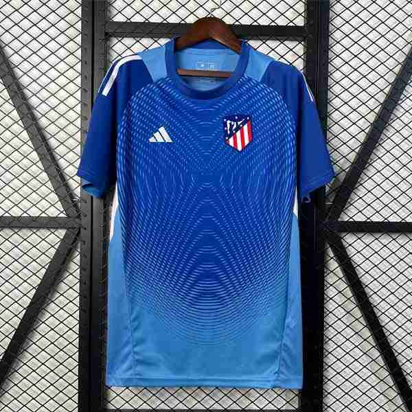 Tailandia Camiseta Atletico Madrid Portero 2025-2026 Azul Thailandia Maglietta Calcio Portiere Atletico Madrid 2025 2026 Blu