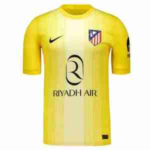 Thailandia Maglietta Calcio Portiere Atletico Madrid 2025 2026 Giallo