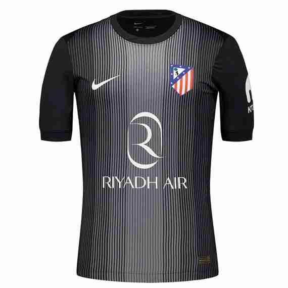 Tailandia Camiseta Atletico Madrid Portero 2025-2026 Gris Thailandia Maglietta Calcio Portiere Atletico Madrid 2025 2026 Grigio