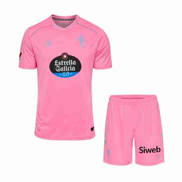 Camiseta Celta de Vigo 3ª Niño 2025-2026 Maglia Calcio Celta Vigo Set Bambino Terza 2025 2026