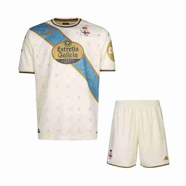 Camiseta Deportivo Coruña 3ª Niño 2025-2026 Maglia Calcio Deportivo De La Coruña Set Bambino Terza 2025 2026