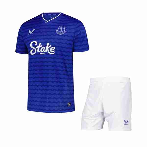 Camiseta Everton 1ª Niño 2025-2026 Maglia Calcio Everton Set Bambino Prima 2025 2026