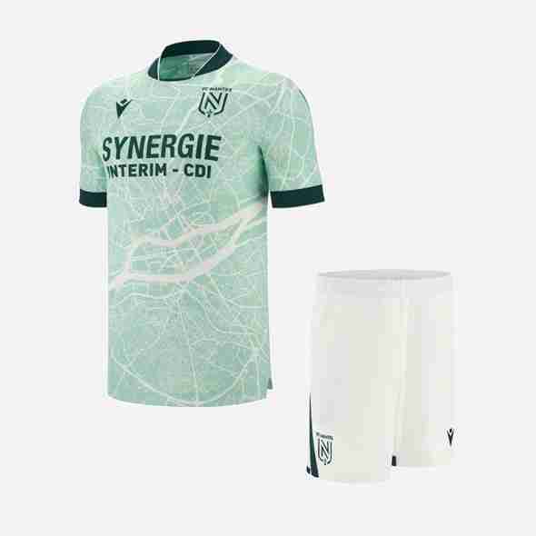 Camiseta FC Nantes 2ª Niño 2025-2026 Maglia Calcio FC Nantes Set Bambino Away 2025 2026