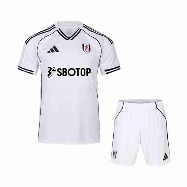 Camiseta Fulham 1ª Niño 2025-2026 Maglia Calcio Fulham Set Bambino Prima 2025 2026