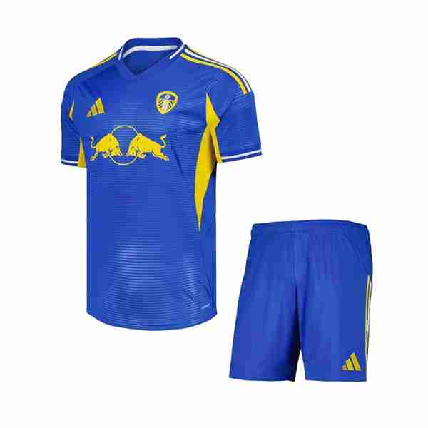 Camiseta Leeds United 1ª Niño 2025-2026 Maglia Calcio Leeds United Set Bambino Away 2025 2026