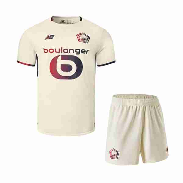 Camiseta Lille LOSC 2ª Niño 2025-2026 Maglia Calcio Lille OSC Set Bambino Away 2025 2026