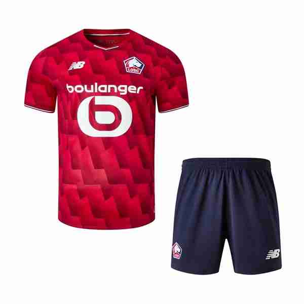 Camiseta Lille LOSC 1ª Niño 2025-2026 Maglia Calcio Lille OSC Set Bambino Prima 2025 2026