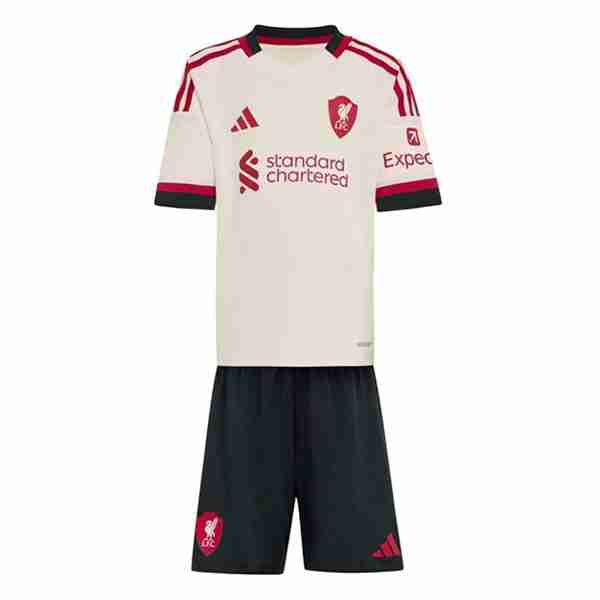 Camiseta Liverpool 2ª Niño 2025-2026 Maglia Calcio Liverpool Set Bambino Away 2025 2026