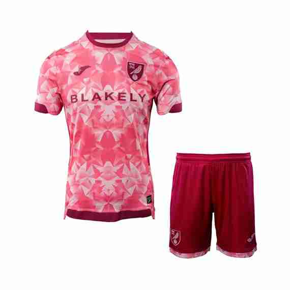 Camiseta Norwich City 2ª Niño 2025-2026 Maglia Calcio Norwich City Set Bambino Away 2025 2026