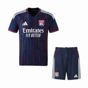 Maglia Calcio Olympique Lione Set Bambino Away 2025 2026