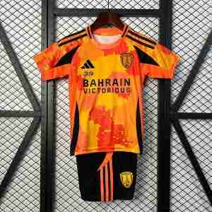 Maglia Calcio Paris FC Set Bambino Speciale 2025 2026 Arancione