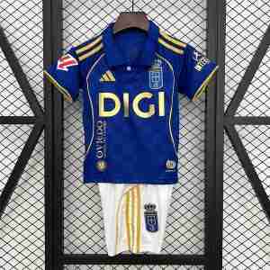 Maglia Calcio Real Oviedo Set Bambino Prima 2025 2026