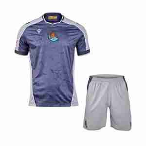 Maglia Calcio Real Sociedad Set Bambino Away 2025 2026