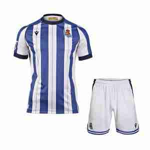 Maglia Calcio Real Sociedad Set Bambino Prima 2025 2026