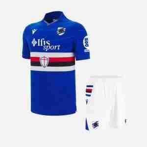 Maglia Calcio Sampdoria Set Bambino Prima 2025 2026