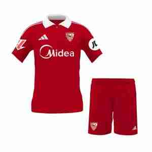 Maglia Calcio Sevilla Set Bambino Away 2025 2026