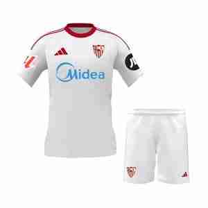 Maglia Calcio Sevilla Set Bambino Prima 2025 2026