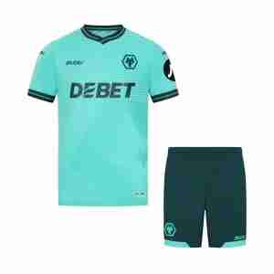 Maglia Calcio Wolves Set Bambino Away 2025 2026