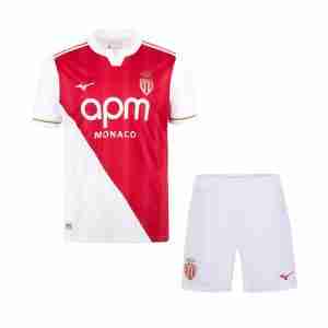 Maglia Calcio AS Monaco Set Bambino Prima 2025 2026