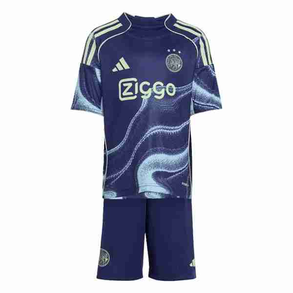 Camiseta Ajax 2ª Niño 2025-2026 Maglia Calcio Ajax Set Bambino Away 2025 2026