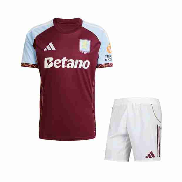 Camiseta Aston Villa 3ª Niño 2025-2026 Maglia Calcio Aston Villa Set Bambino Prima 2025 2026