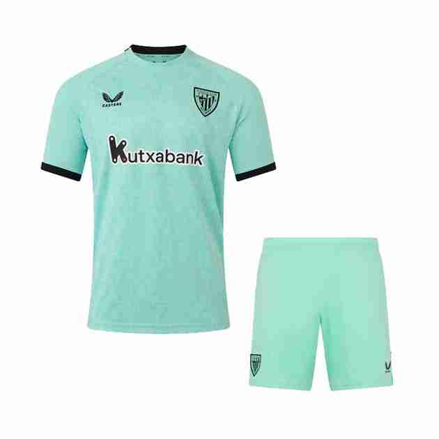 Camiseta Athletic Bilbao 3ª Niño 2025-2026 Maglia Calcio Athletic Bilbao Set Bambino Terza 2025 2026