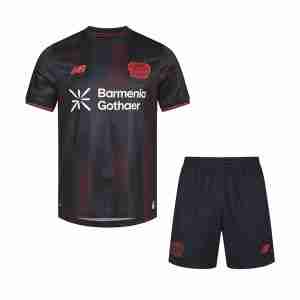Maglia Calcio Bayer Leverkusen Set Bambino Prima 2025 2026