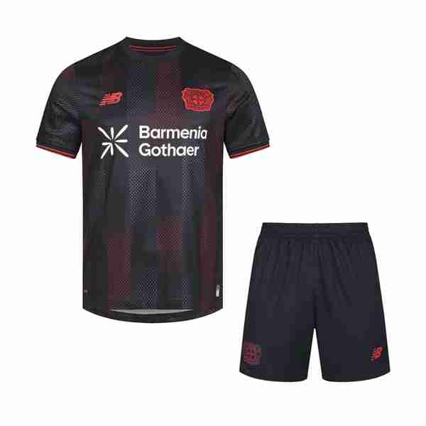 Camiseta Bayer 04 Leverkusen 1ª Niño 2025-2026 Maglia Calcio Bayer Leverkusen Set Bambino Prima 2025 2026