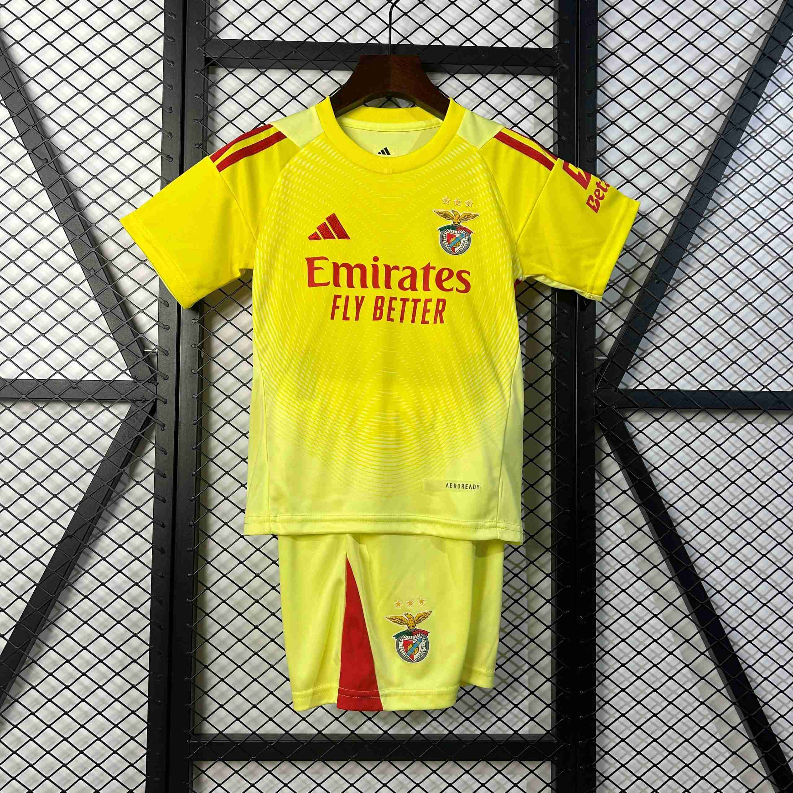Camiseta Benfica Portero Niño 2025-2026 Maglia Calcio Benfica Set Bambino Portiere 2025 2026