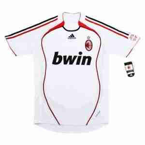 Thailandia Maglia Calcio Away AC Milan Retro 2006 2007 Rosso