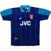 Thailandia Maglia Calcio Away Arsenal Retro 1994 1995 Blu
