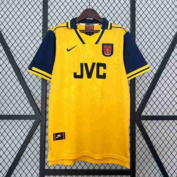 Tailandia Camiseta Arsenal 2ª Retro 1996 1997 Thailandia Maglia Calcio Away Arsenal Retro 1996 1997