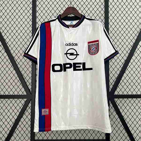 Tailandia Camiseta Bayern Munich 2ª Retro 1996 1998 Thailandia Maglia Calcio Away Bayern Monaco Retro 1996 1998