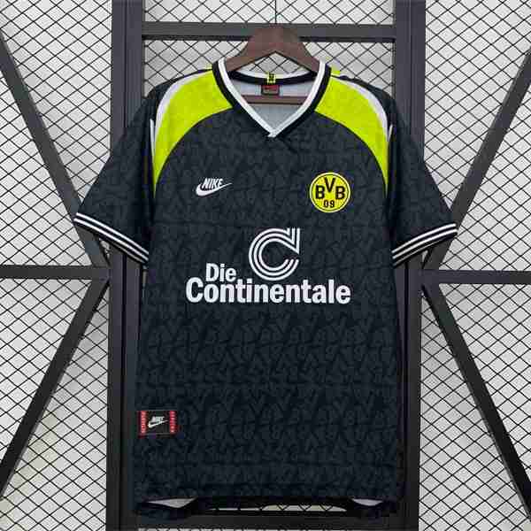 Tailandia Camiseta Dortmund 2ª Retro 1995-1996 Thailandia Maglia Calcio Away Borussia Dortmund Retro 1995 1996