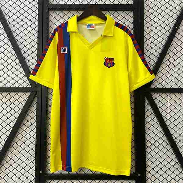 Tailandia Camiseta Barcelona 2ª Retro 1982-1984 Thailandia Maglia Calcio Away FC Barcellona Retro 1982 1984