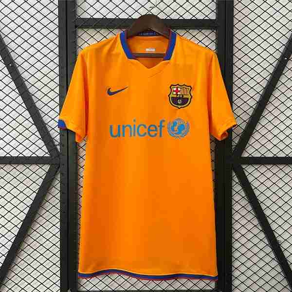 Tailandia Camiseta Barcelona 2ª Retro 2006-2007 Thailandia Maglia Calcio Away FC Barcellona Retro 2006 2007