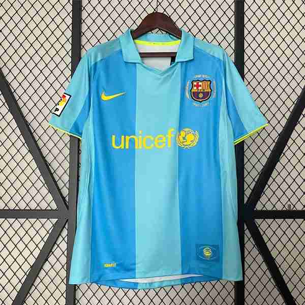 Tailandia Camiseta Barcelona 2ª Retro 2007 2008 Thailandia Maglia Calcio Away FC Barcellona Retro 2007 2008