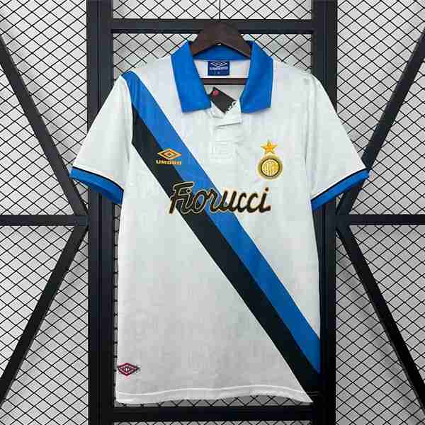 Tailandia Camiseta Inter Milan 2ª Retro 1994-1995 Thailandia Maglia Calcio Away Inter Milan Retro 1994 1995