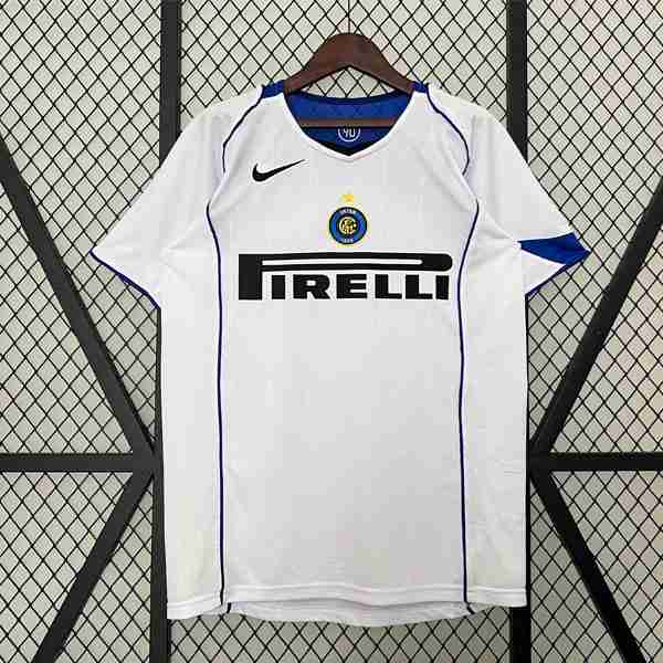 Tailandia Camiseta Inter Milan 2ª Retro 2004 2005 Thailandia Maglia Calcio Away Inter Milan Retro 2004 2005
