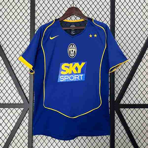Tailandia Camiseta Juventus 2ª Retro 2004 2005 Thailandia Maglia Calcio Away Juventus Retro 2004 2005