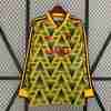 Thailandia Maglia Calcio Away Manica Lunga Arsenal Retro 1991 1993