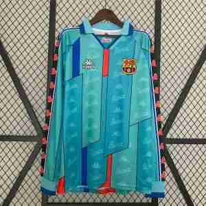 Thailandia Maglia Calcio Away Manica Lunga FC Barcellona Retro 1996 1997