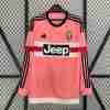 Thailandia Maglia Calcio Away Manica Lunga Juventus Retro 2015 2016