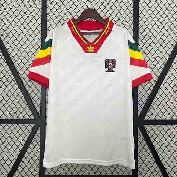 Tailandia Camiseta Portugal 2ª Retro 1992 1994 Thailandia Maglia Calcio Away Portogallo Retro 1992 1994