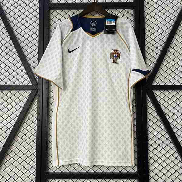 Tailandia Camiseta Portugal 2ª Retro 2004 Thailandia Maglia Calcio Away Portogallo Retro 2004