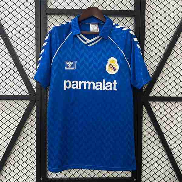 Tailandia Camiseta Real Madrid 2ª Retro 1986-1988 Thailandia Maglia Calcio Away Real Madrid Retro 1986 1988